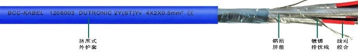 雙絞雙<a href=http://m.baoyu2297.com/ target=_blank class=infotextkey>屏蔽電纜</a>常作為編碼器信號傳輸和伺服電機反饋電纜