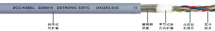 雙護(hù)套高柔性對絞<a href=http://m.baoyu2297.com/ target=_blank class=infotextkey>屏蔽電纜</a>